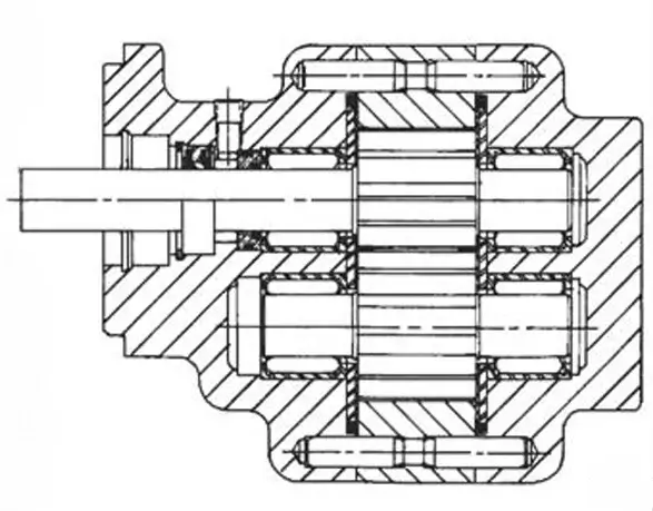 Cross Section of Pump