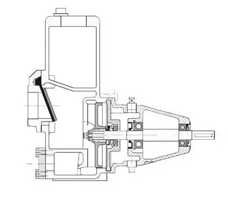 Cross Section of Pump