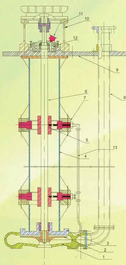 Cross Section of Pump 1