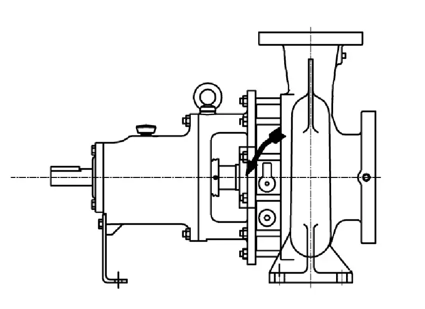 Cross Section of Pump